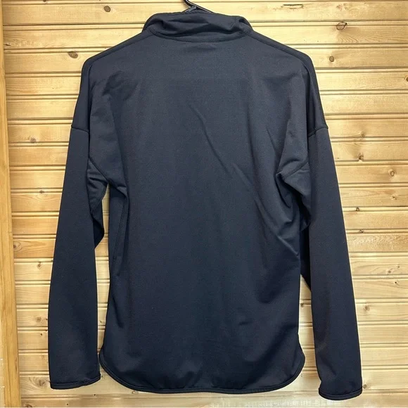 Long Sleeve Half Zip Base Layer Top Nylon Blend Size Small High Neck - Picture 2 of 8